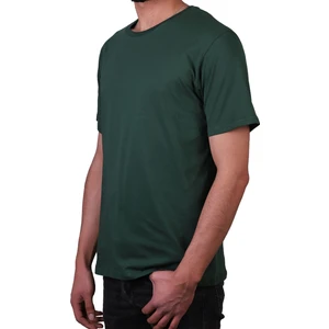 Erkek  Pamuk Süprem Penye Regular Kesim Bisiklet Yaka Düz T-Shirt