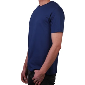 Erkek  Pamuk Süprem Penye Regular Kesim Bisiklet Yaka Düz T-Shirt