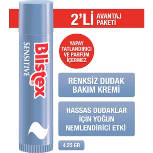 Hassas Dudaklar için Yoğun bakım Sensitive 4,25gr x2