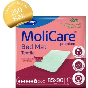Hartmann Molicare Premium Bed Mat Textile 7 Damla Yıkanabilir Yatak Koruyucu 85 x 90  cm  Kutulu