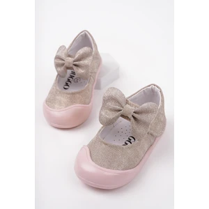 Molina Cırtlı Fiyonklu Günlük Kız Çocuk Ilk Adım Bebek Spor Ayakkabı