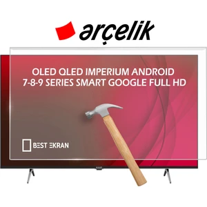 Best Ekran Arçelik 50" inç 126 cm 7-8-9 serisi 4k-8k Qled Oled uhd imperium android Smart Televizyon Tv Ekran Koruyucu