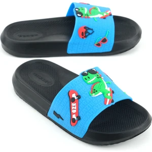 Erkek Çocuk Yazlık Pu Ev Banyo Bahçe Plaj Havuz Günlük Terlik