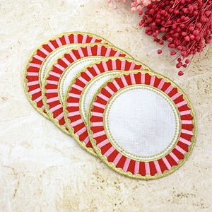 Kırmızı Pembe Pip Studio Love Birds Uyumlu Kokteyl Peçetesi - 4 Adet