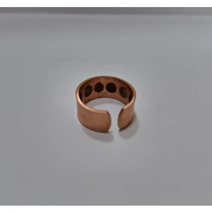 Içi Dua Yazılı Şık Bakır Yüzük 10MM LZRY0023-2