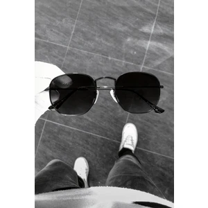 Beşgen UV400 Filtre Korumalı Metal Çerçeve  Unisex Güneş Gözlüğü