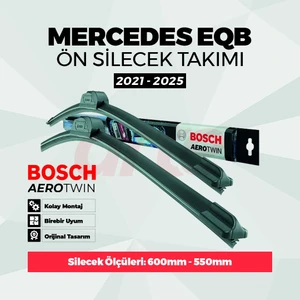 Mercedes EQB 250 Ön Silecek Takımı 2021-2025 Uyumlu | Aerotwin Serisi | 2'li Set |