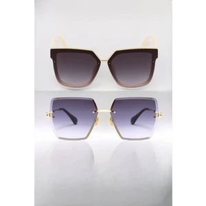 2'li Fırsat Seti Unisex Güneş Gözlüğü UV400 Korumalı