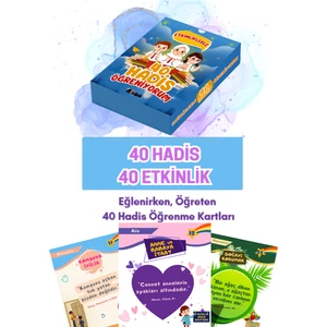 Noktra Design Çocuklar Için 40 Hadis Etkinlik Kartları