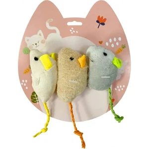 3’lü Mini Bez Fare (Catnip Otlu)
