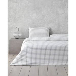 Simple Checks Kolay Ütülenir Tek Kişilik Nevresim Takımı 160X220 cm Seledon
