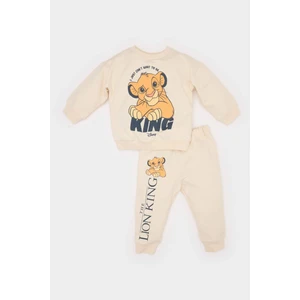 Erkek Bebek Disney Lion King 2'li Takım Sweatshirt Beli Lastikli Eşofman Altı E5123A525SP