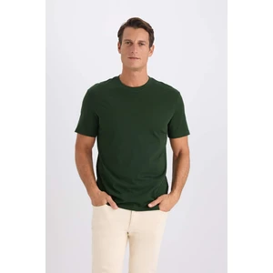 %100 Pamuk New Regular Fit Bisiklet Yaka Basic Düz Kısa Kollu Tişört V7699AZ25SP