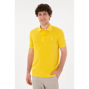 U.S. Polo Assn. Erkek Sarı Tişört Basic 50294207-VR044