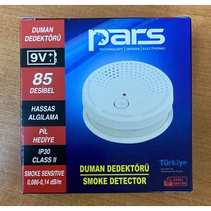Pars Pilli Duman Dedektörü 85DB 9 Volt Pil Dahil