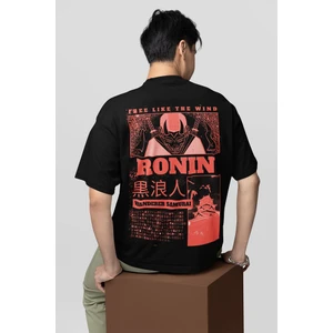 Ronin Samuray Baskılı Unisex Oversize Film Tişört