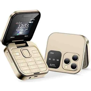 Flip Model Kapaklı Tuşlu Telefon Farklı Ses Modu Çift Sim Kartlı