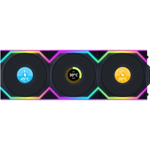 Lian Li Unı Fan Sl Wıreless LCD 3X120MM Siyah Kasa Fanı (G99.12SLLCD1W3B.00)