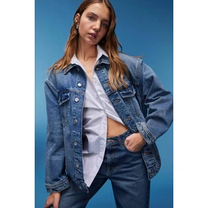 Oversize Geniş Kalıp Denim Ceket D8664AX25SP