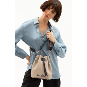 Unıted Colors Of Benetton Kadın Omuz Kol Çantası BNT 1595  - Taş-Lacivert