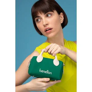 United Colors Of Benetton Kadın Çapraz Çanta BNT 1593 - Zümrüt-Bej
