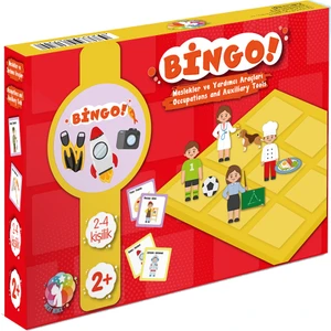 Bingo Oyunu / Meslekler ve Yardımcı Araçları - Occupations And Auxiliary Tools
