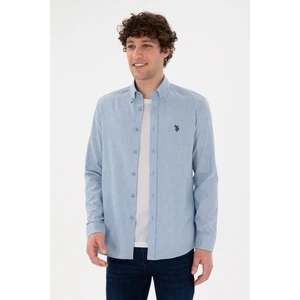 U.S. Polo Assn. Erkek Açık Mavi Gömlek Basic 50296757-VR003