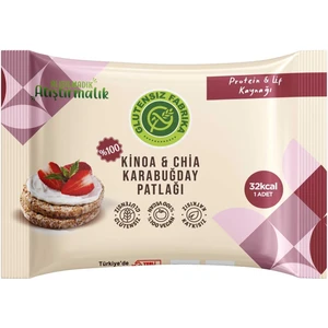 Glutensiz Fabrika Karabuğday Patlağı Kinoa & Chia (24 Gram x 10 Paket)