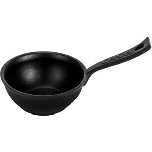 Döküm Yuvarlak Sufle Sos Kabı Döküm Demir Yekpare Saplı Çap(Ø)7cm.