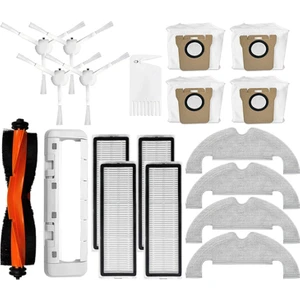 Xiaomi Robot Vacuum X10 Robot Vacuum Cleaner Parçaları Yedek Ana Yan Fırça Hepa Filtre Paspas Bezi Toz Torbası (Yurt Dışından)