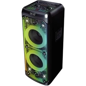 ACS-5 100W Güçlü Bluetooth Hoparlör | 2x2 10” İnç Speaker RGB LED Işıklı Parti ve Karaoke Hoparlörü