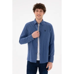 U.S. Polo Assn. Erkek İndigo Gömlek Basic 50296757-VR028