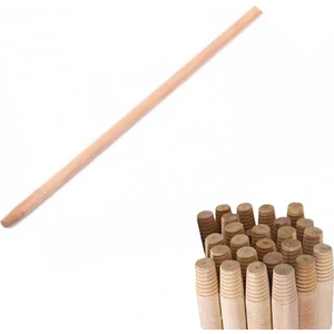 Gürgen Ahşap Süpürge Sapı 120 cm / 6 Adet