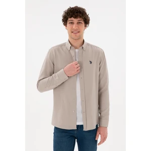 U.S. Polo Assn. Erkek Taş Gömlek Basic 50296777-VR049