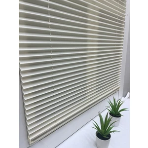 Yazar Home Açık Krem (Ekru) Katlanır Cam Balkon Perdesi-Ofis Perdesi-Ev Perdesi-Salon Perdesi-Plise Perde