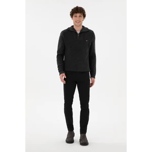 U.S. Polo Assn. Erkek Siyah Pantolon (Kanvas-Chino) 50297545-VR046