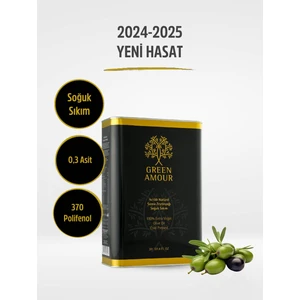 Green Amour Natürel Sızma Zeytinyağı Soğuk Sıkım 3 lt