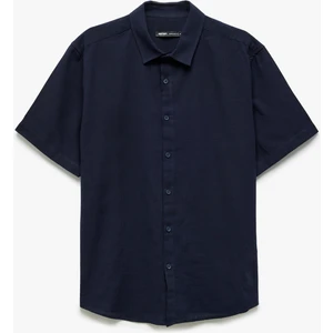 Kısa Kollu Pamuklu Regular Fit Klasik Gömlek