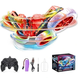 Uzaktan Kumandalı Duman Çıkaran Takla Atan Ful Fonk. 360 Derece Dönüşlü Akrobat Araç