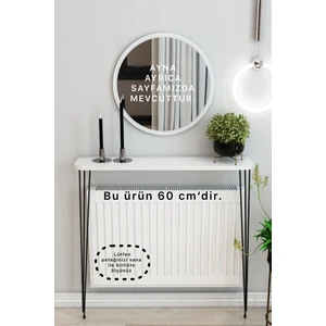 Talaş Tozum Oval Kenar Dresuar Beyaz 60 cm