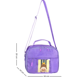 Niss Store Waddell Lisanslı Kawaii Tarzı Aksesuarlı Kız Çocuk ve Erkek Çocuk Termal Beslenme Çantası