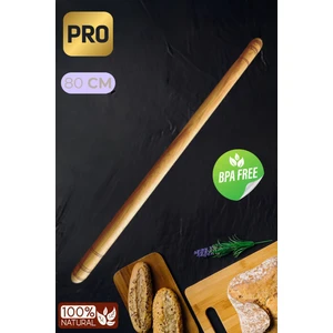 80 cm Kalın Oklava – 29 mm Profesyonel Hamur Açma Oklavası | Dayanıklı ve Ergonomik Tasarım