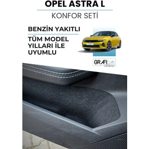 Opel Astra L Konfor Seti / Benzinli Uyumlu Araç Içi Eşya Saklama Cepleri Kumaş Kaplama Ses Giderici Set