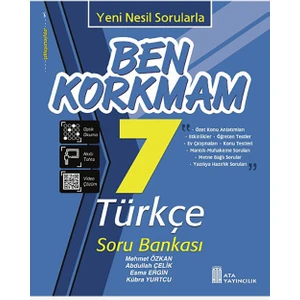 Ata Yayıncılık  7. Sınıf Ben Korkmam Türkçe Soru Bankası