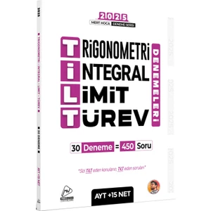 Mert Hoca Yayınları AYT Trigonometri İntegral Limit Türev 30'lu Deneme