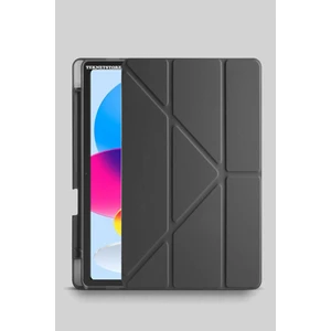 TEKNETSTORE İpad 11 A16 2025 10. Nesil 10.9 Kılıf Katlanır Kalem Bölmeli Silikon Standlı Uyku Modlu Akıllı Kapak