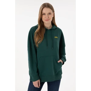 U.S. Polo Assn. Kadın Koyu Yeşil Sweatshirt 50297324-VR079