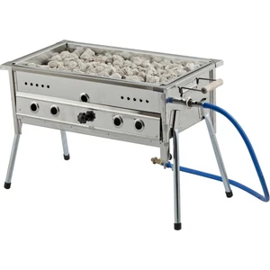 Tüplü Mangal Pratik Dumansız Mangal Lav Taşlı Ayaklı Mangal