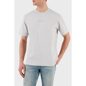 % 100 Pamuk Oversize Bisiklet Yaka Logolu T Shirt Erkek T Shirt 50519368 054