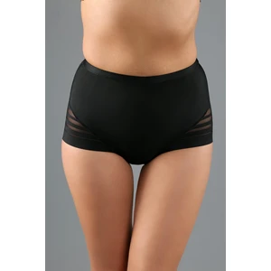 Kadın Lazer Kesim Yüksek Bel Korseli Siyah Külot C1T0N3O9